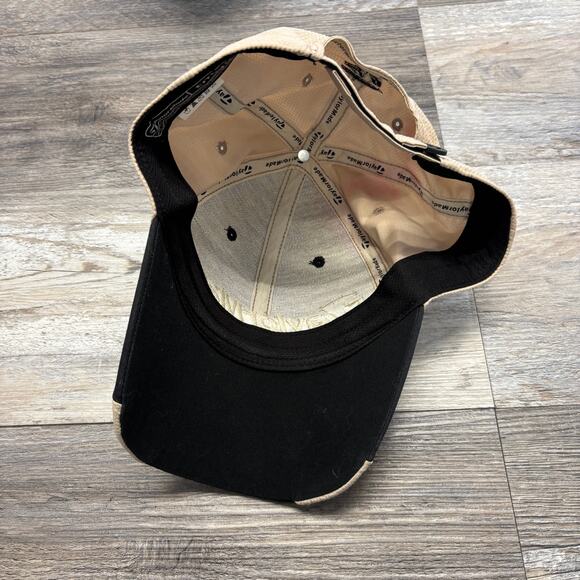 Taylormade R11 Series Black Gray OS Adjustable Strapback Colorblock Golf Cap Hat - Picture 5 of 8